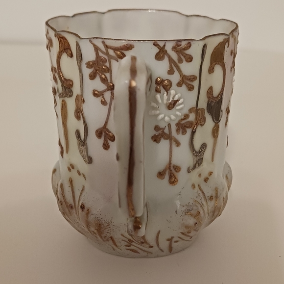 Vintage Demitasse Delicate Handpainted Teacup and Saucer - Picture 5 of 10